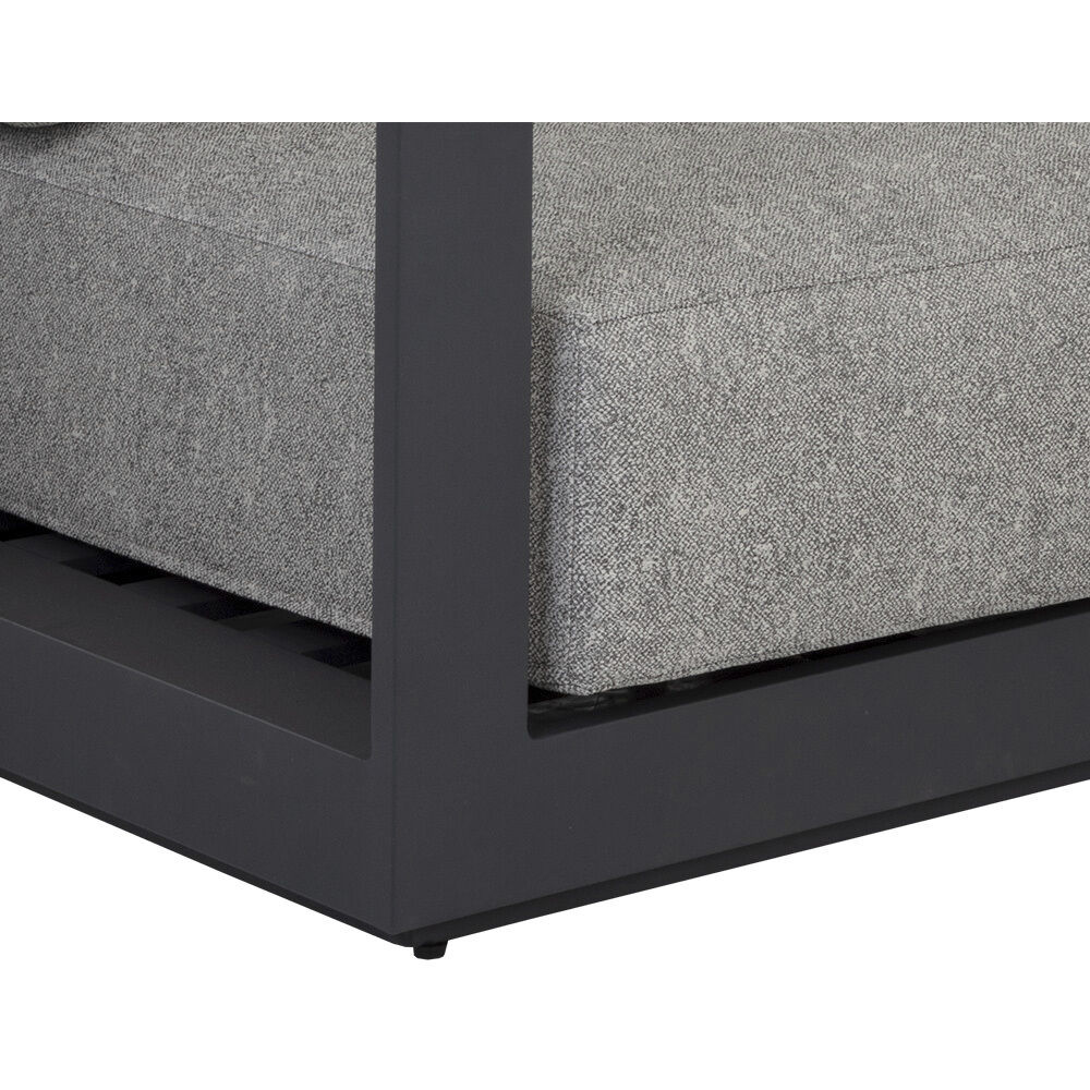 Tavira Charcoal / Lanikai Salt and Pepper Outdoor Sofa